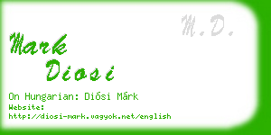 mark diosi business card